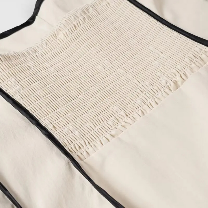 Anaïs | Robe d'été à bretelles contrastées