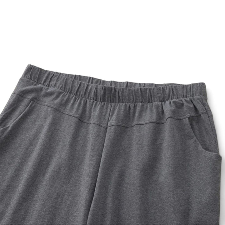 Camille | Pantalon ample en tissu effet velours