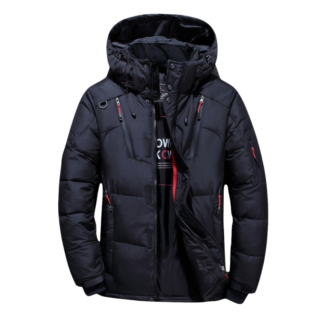 Troy | Veste matelassée robuste avec capuche résistante aux intempéries