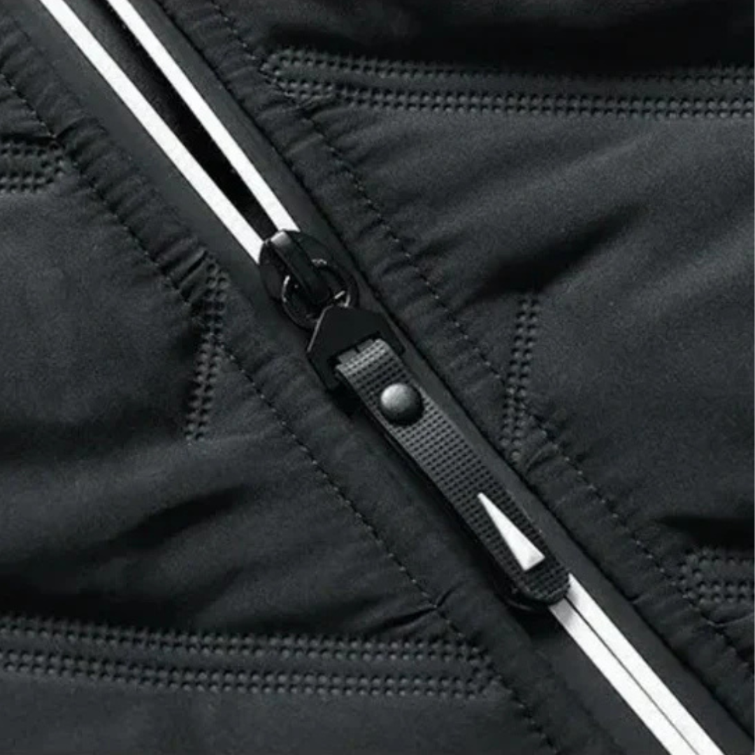 Tyson | Veste bomber Chevron rembourrée avec bouclier épuré