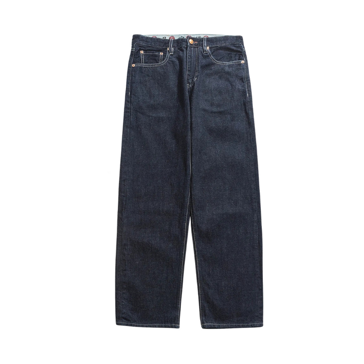Lachlan | Jean en denim brut à jambes larges