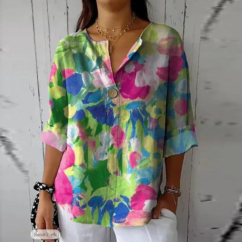 Harley™ | Elegant Floral Blouse