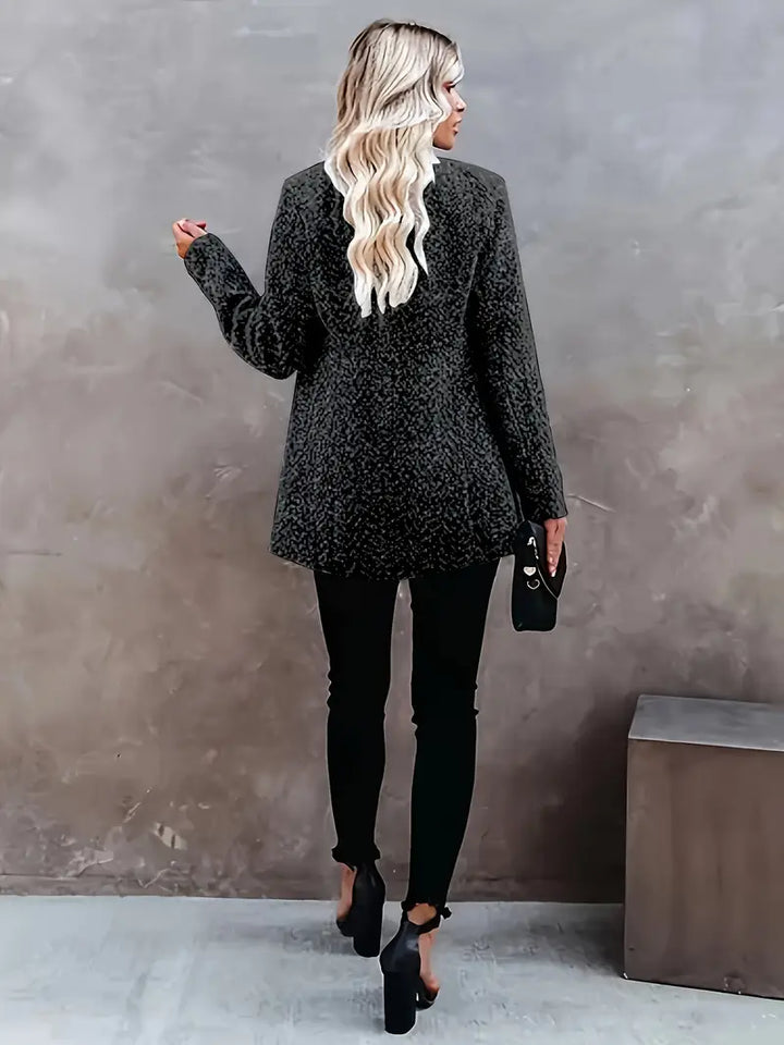 Stella™ | Elegant Mid-Length Coat with Pockets