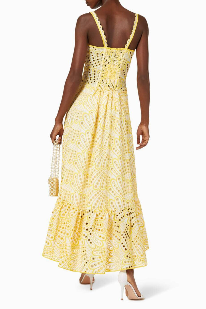 Dolly Lace Midi Bustier Dress