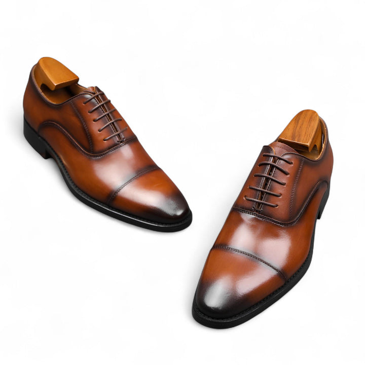 Lucien | Richelieu en cuir premium avec bout en cap