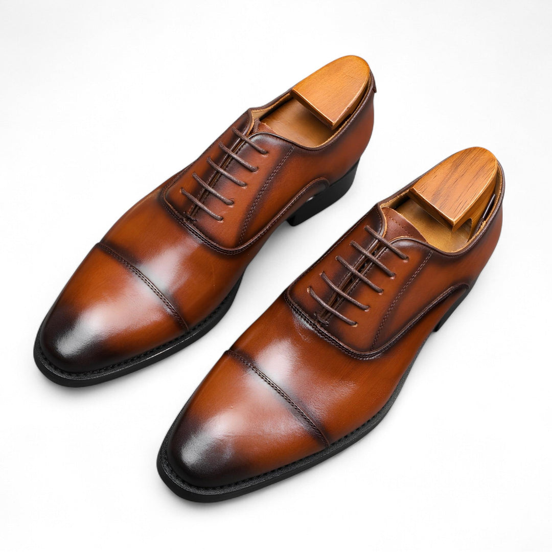 Lucien | Richelieu en cuir premium avec bout en cap