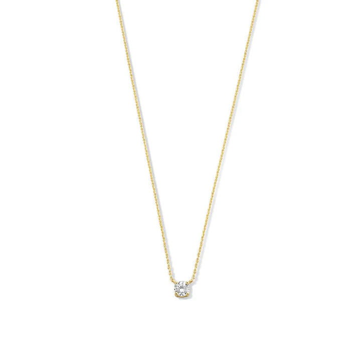 Collier en pierre de moissanite Cléa