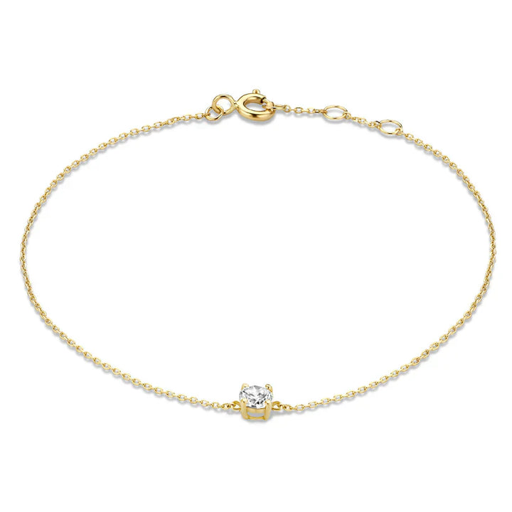 Bracelet en pierre de moissanite Cléa