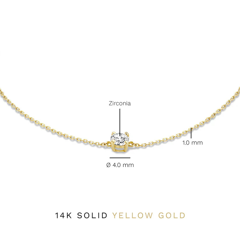 Bracelet en pierre de moissanite Cléa