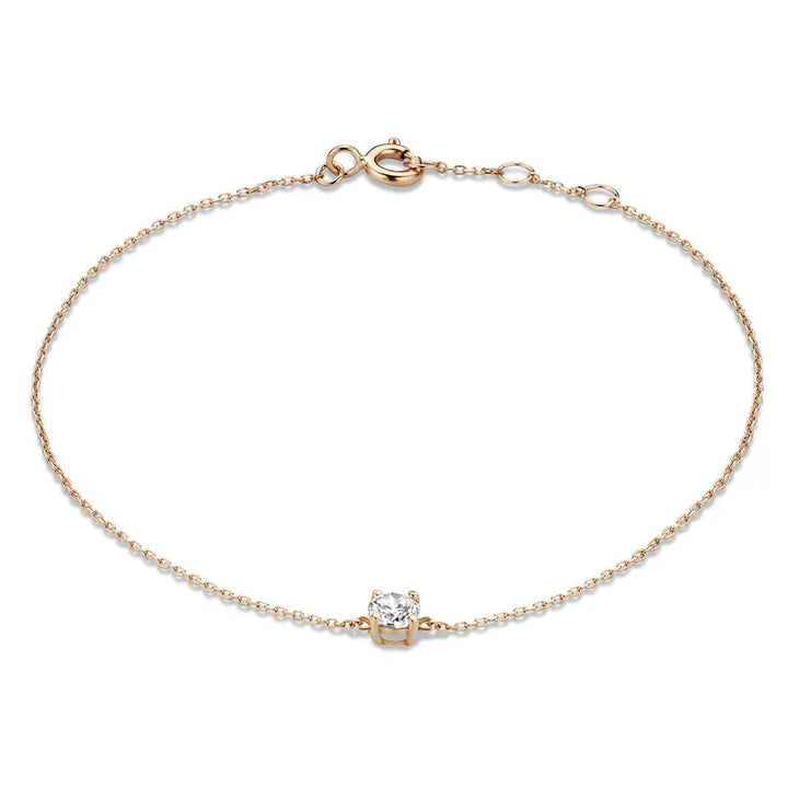 Bracelet en pierre de moissanite Cléa