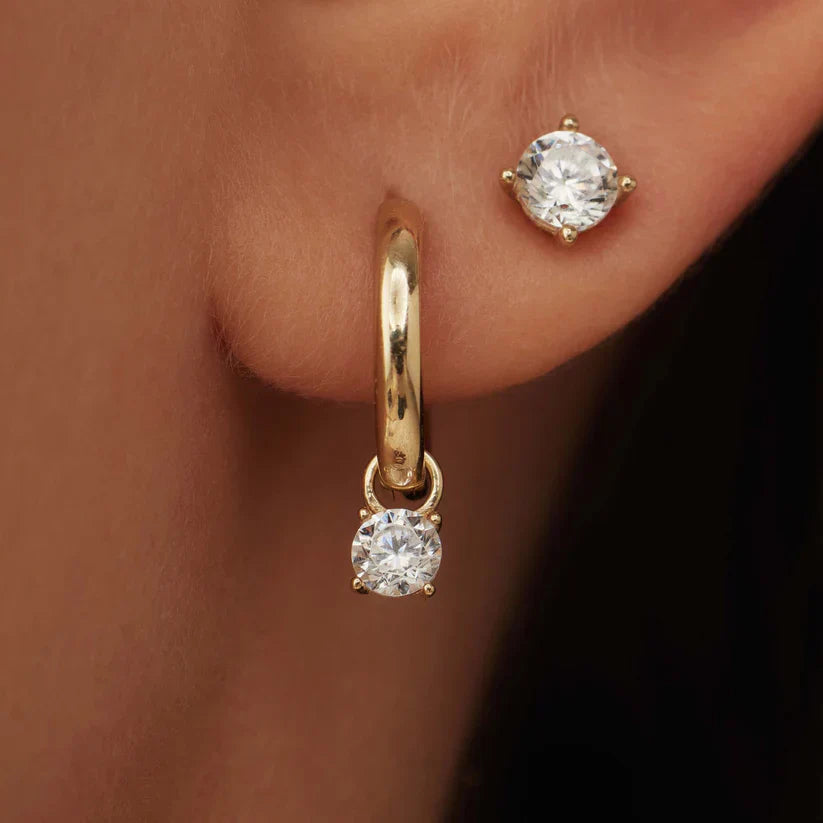 Boucles d'oreilles en pierre Larmes de Lune Set