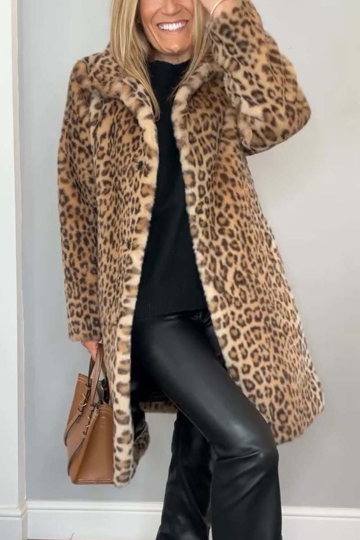 Leah™ | Leopard Print Coat