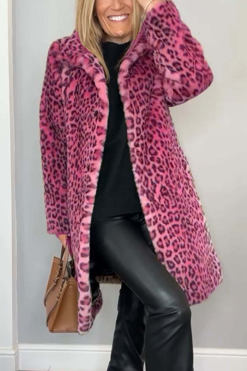 Leah™ | Leopard Print Coat