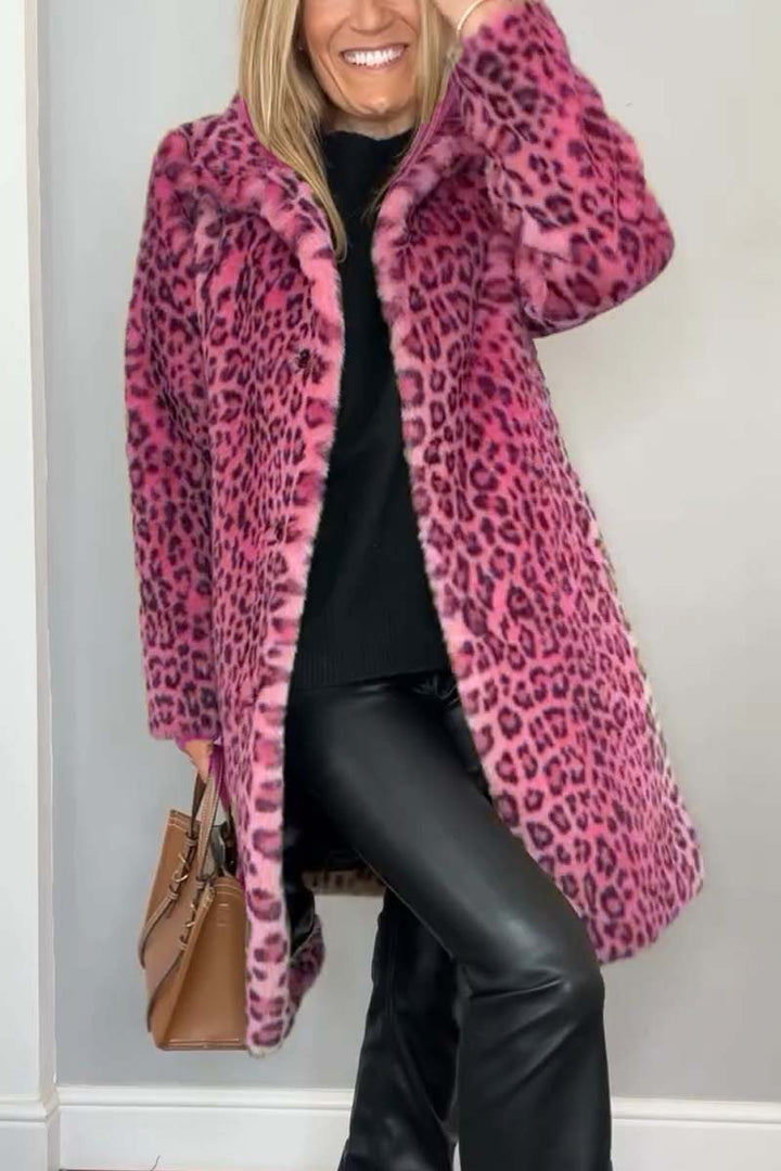 Leah™ | Leopard Print Coat