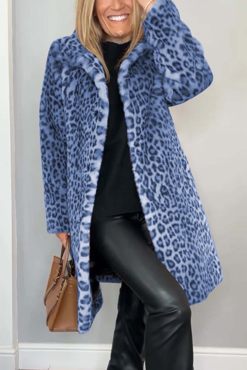 Leah™ | Leopard Print Coat