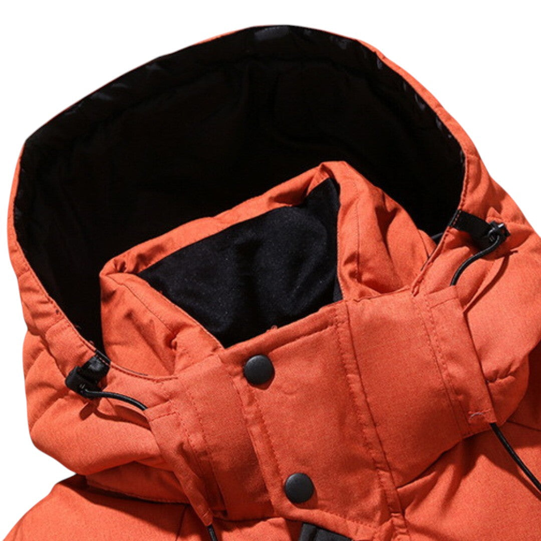 Troy | Veste matelassée robuste avec capuche résistante aux intempéries