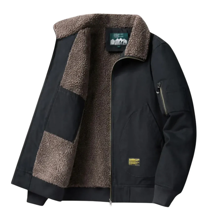Lachlan | Blouson bomber robuste doublé sherpa