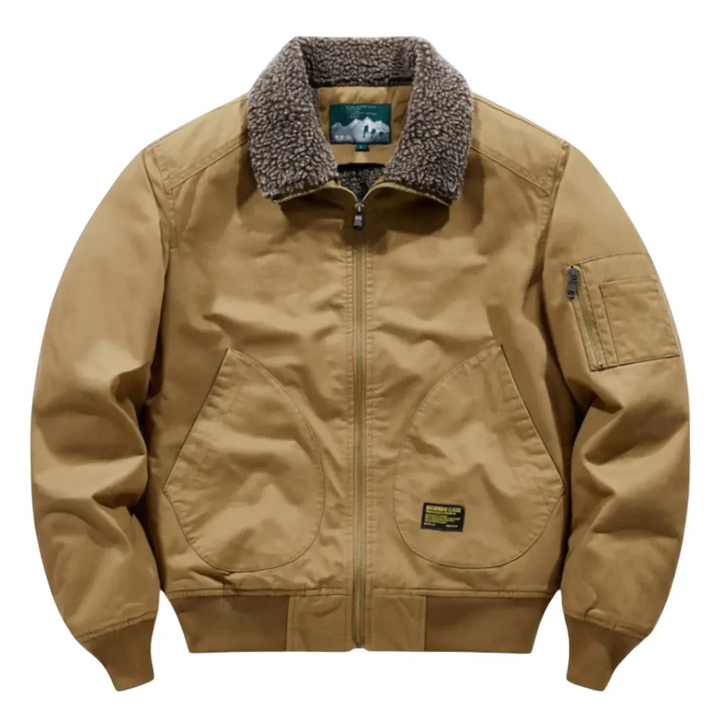 Lachlan | Blouson bomber robuste doublé sherpa