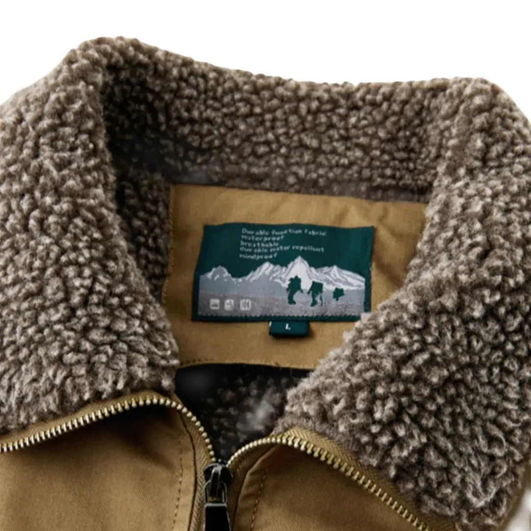 Lachlan | Blouson bomber robuste doublé sherpa