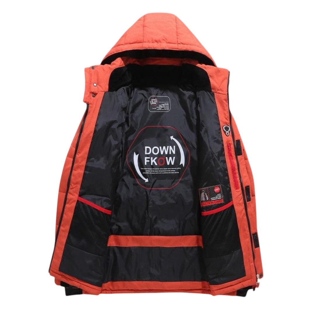 Troy | Veste matelassée robuste avec capuche résistante aux intempéries