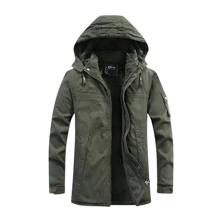Brock | Veste d'hiver à capuche doublée en polaire