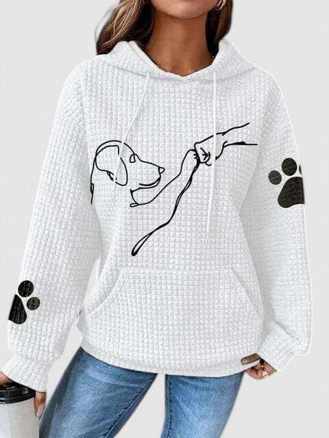 Dehlia™ | Waffle Knit Hoodie