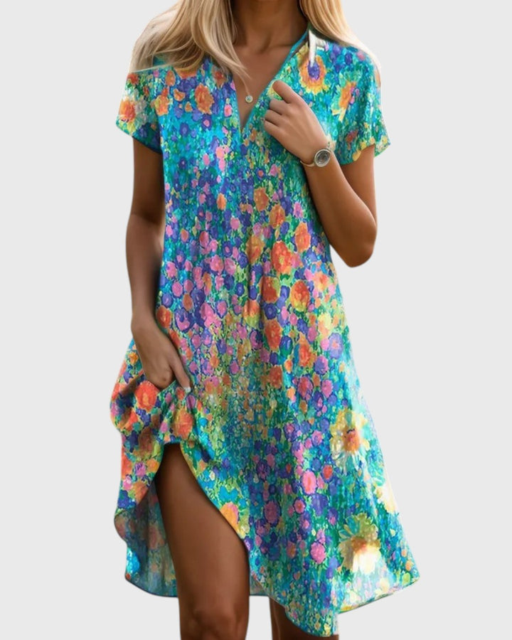 Lizbeth - Floral Dress Soline Bohemian Chic