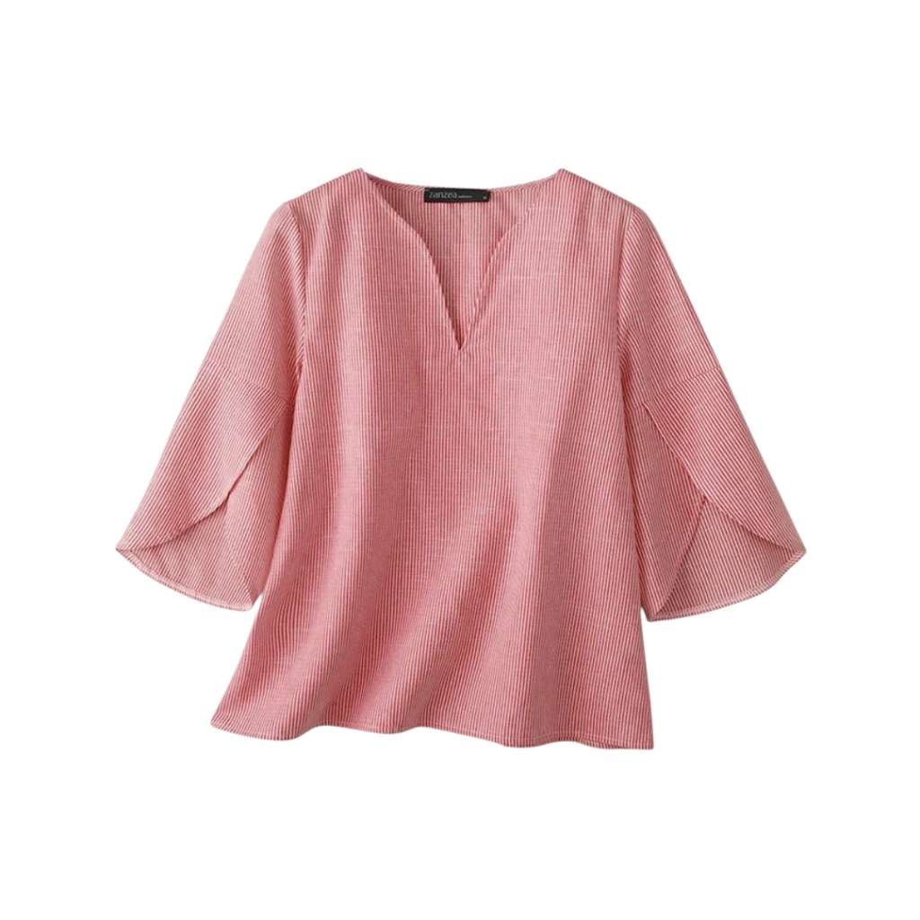 Chloe | Blouse fluide à col en V pour tous les jours