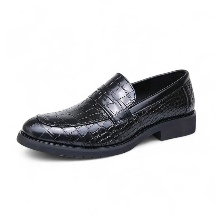 Marcus | Mocassins en cuir texturé à semelle rugged avec grip