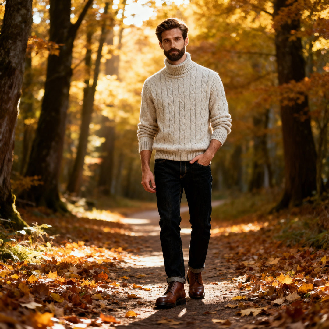 Pulls Col Roulé Homme