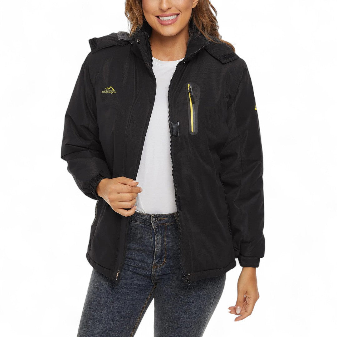 Laurine | Veste d’extérieur imperméable doublée en polaire
