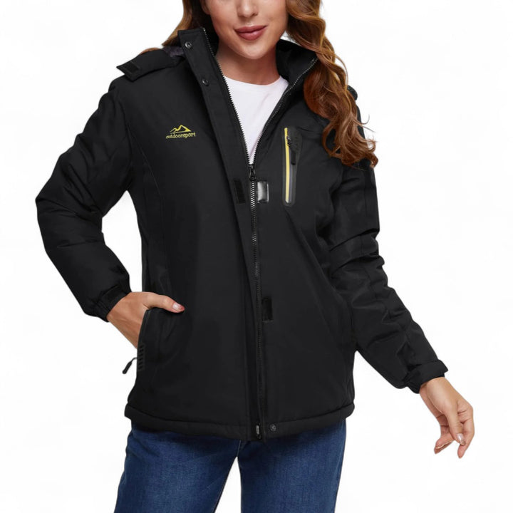 Laurine | Veste d’extérieur imperméable doublée en polaire