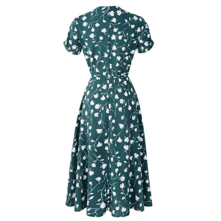 Anaïs | Robe portefeuille fleurie légère