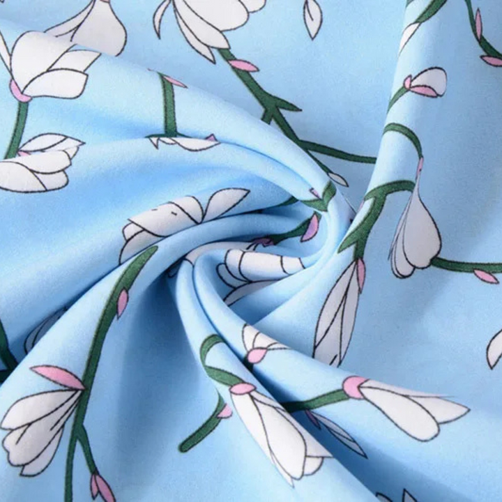 Anaïs | Robe portefeuille fleurie légère