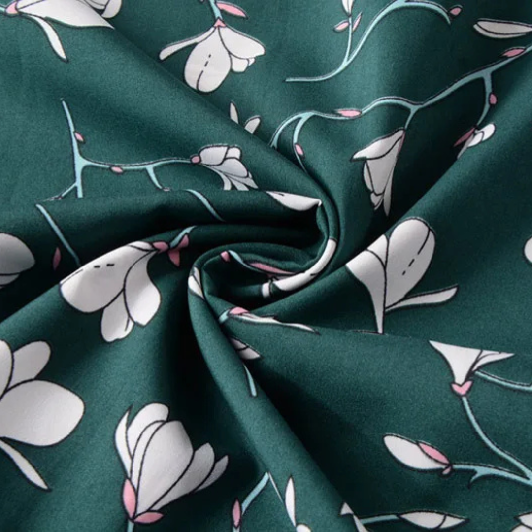 Anaïs | Robe portefeuille fleurie légère