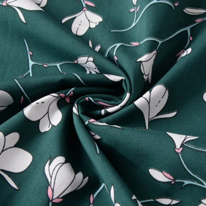 Anaïs | Robe portefeuille fleurie légère