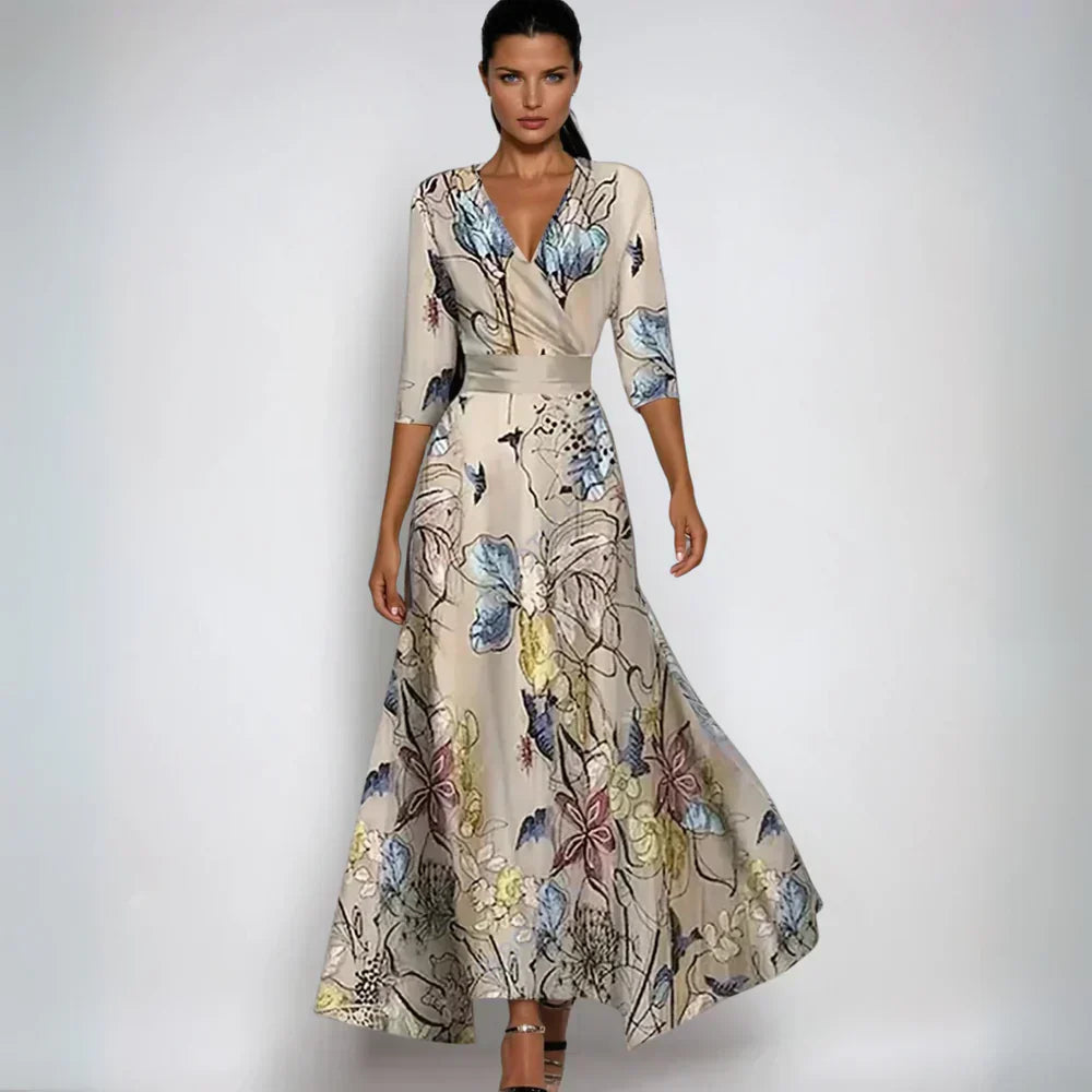 Emily™ | Stylish Floral Wrap Dress