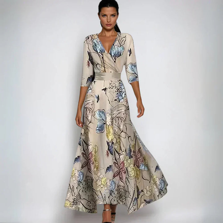 Emily™ | Stylish Floral Wrap Dress