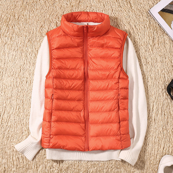 Galora | Waterproof Vest with White Duck Down