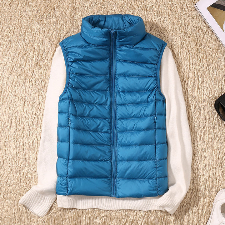 Galora | Waterproof Vest with White Duck Down