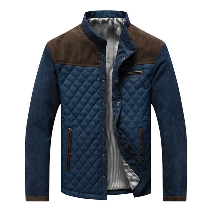 Noah | Veste Urbaine Matelassée avec Contraste en Daim