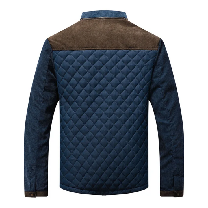 Noah | Veste Urbaine Matelassée avec Contraste en Daim