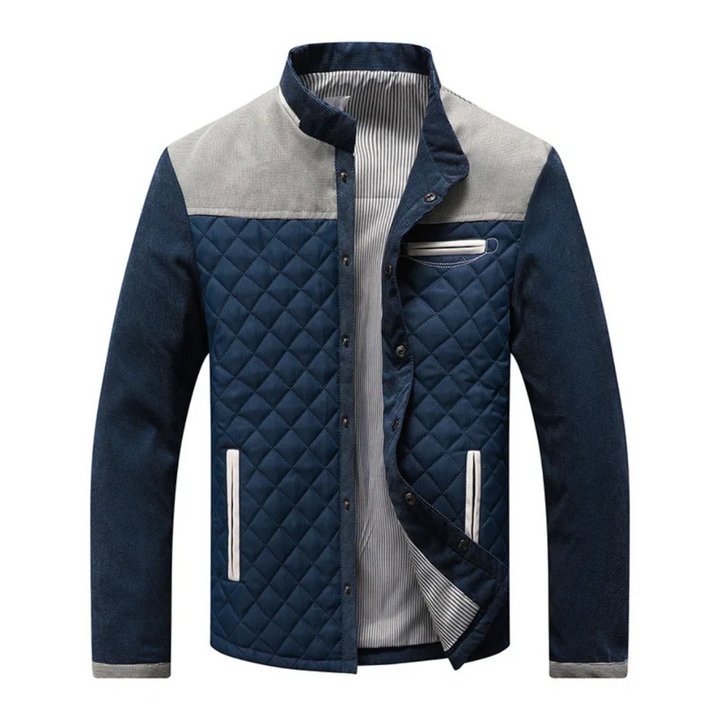 Noah | Veste Urbaine Matelassée avec Contraste en Daim