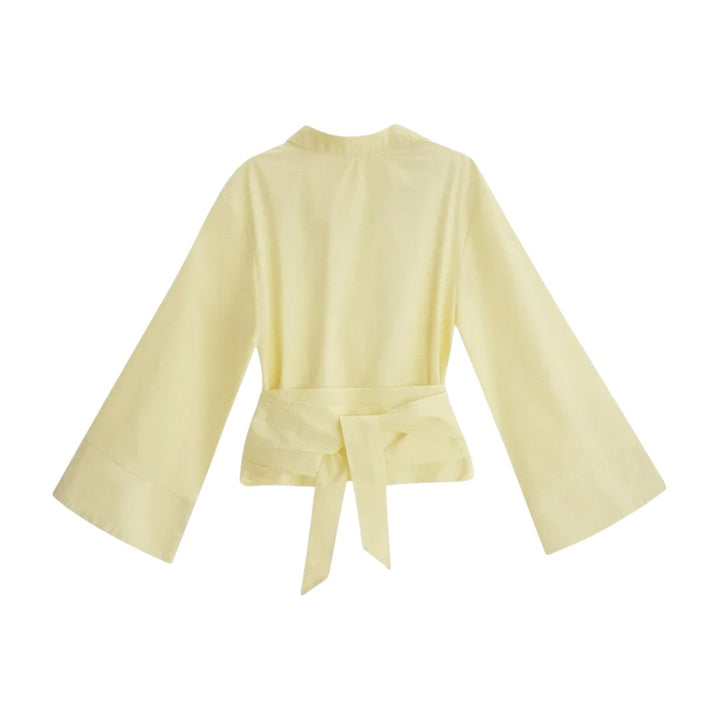 Chloe | Blouse élégante portefeuille avec manches étoffées