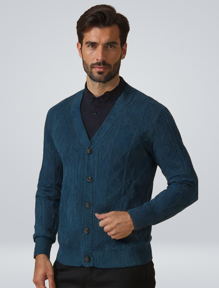 Callan | Luxury Knit Cardigan with V-Neck and Cold-Weather Comfort