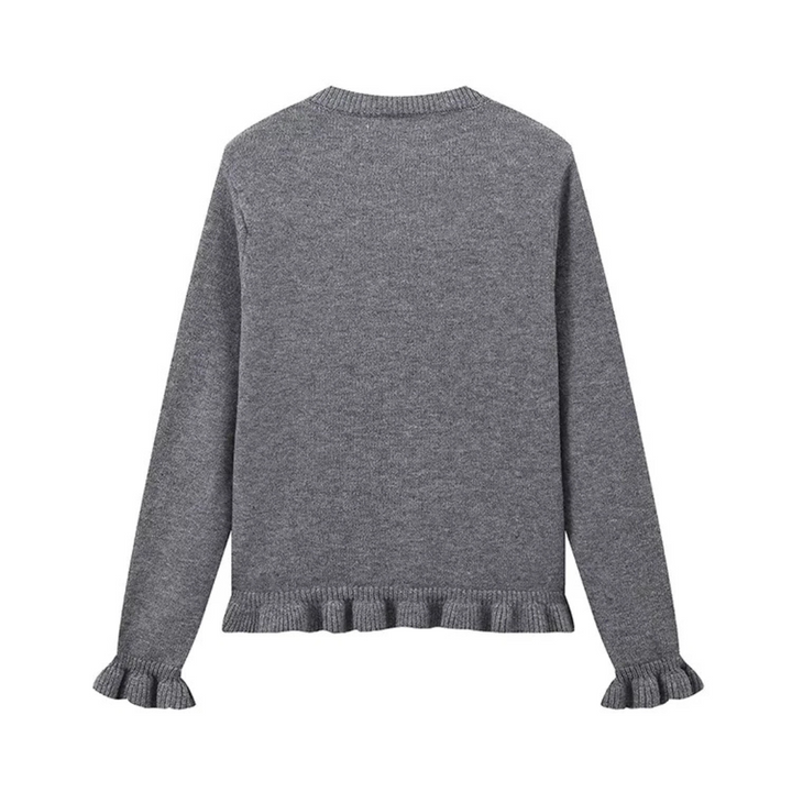 Chloé | Cardigan à boutons avec finition à volants