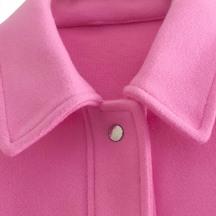 Maëlys | Veste Croppée à Poches Boutonnées