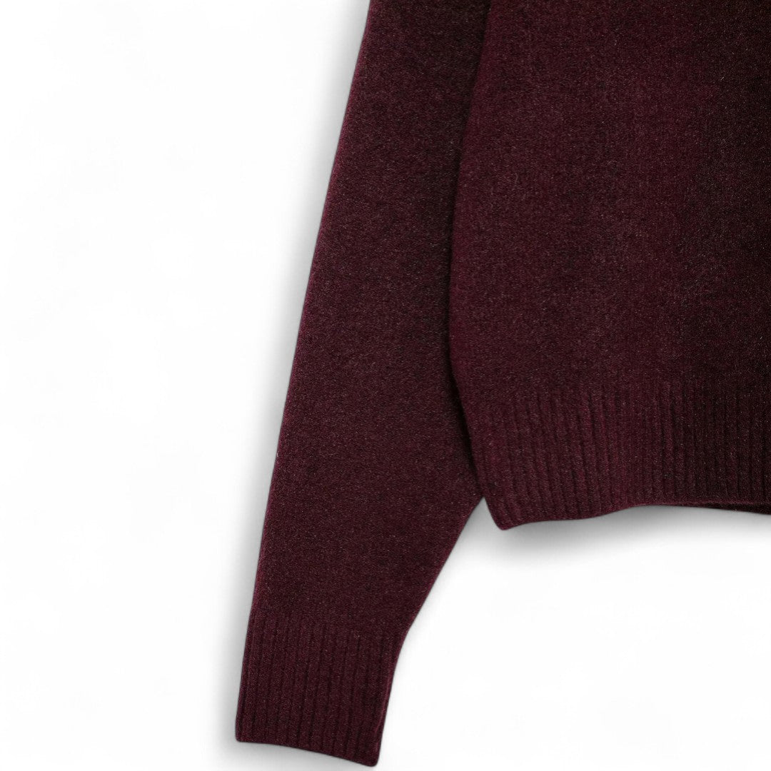 Élise | Pull col montant en maille douce
