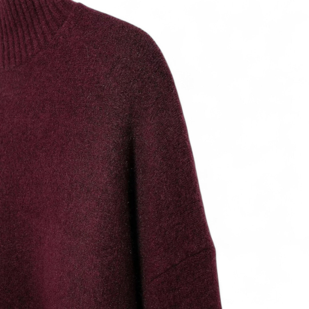 Élise | Pull col montant en maille douce