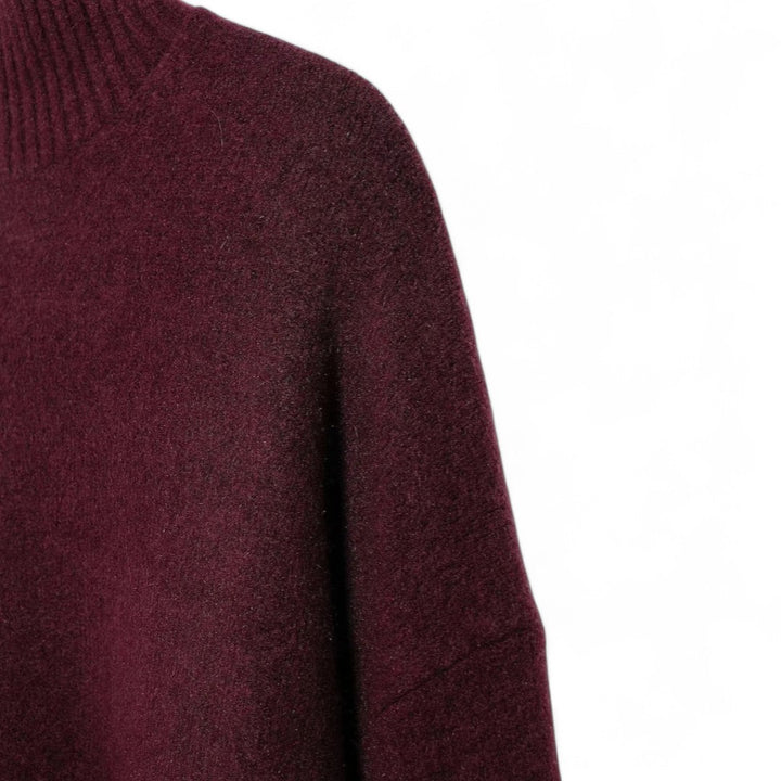 Élise | Pull col montant en maille douce